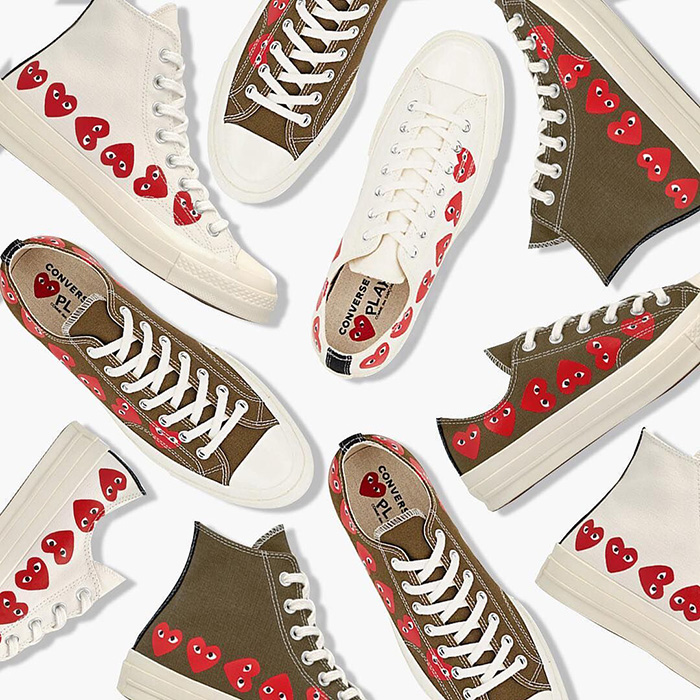 Converse play comme des garcons clearance giá